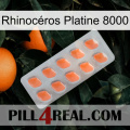 Rhinocéros Platine 8000 26